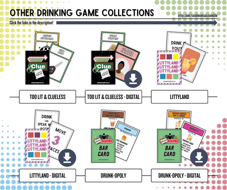 ¡Lo siento, no lo siento! Juego de beber nostálgico - Descarga digital - Despedida de soltera - Juego para fiestas de adultos - Juegos imprimibles imagen 8