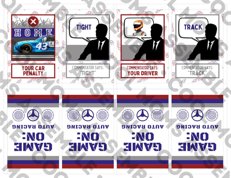 Game On: Auto Racing- Interactive Racing Board Game- Play With the Race ...