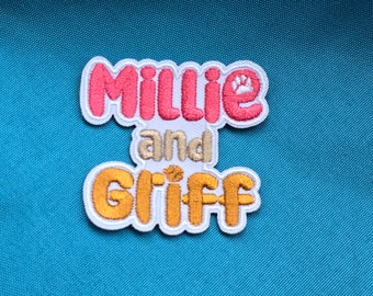 Embroidered Millie and Griff patch