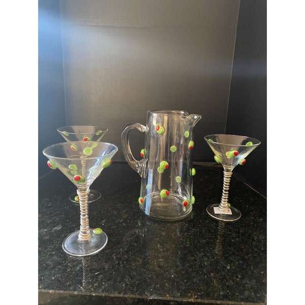 Martini Pitcher Etsy