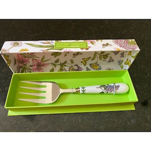 Portmeirion Botanic Garden 9 "Edelstahl Fleischgabel, NIB
