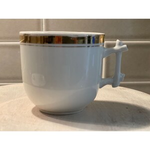 Shaving Mug- Gold Rimmed