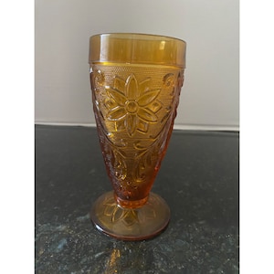 Tiara Sandwich 6&quot; Amber Iced Tea Glass