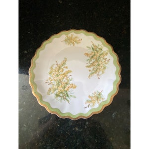 Bavarian Porcelain Hand Painted 8.5&quot; Serving Dish