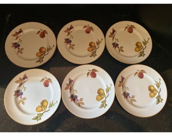 Lot De 6 Assiettes Creuses Royal Worcester - Porcelaine Neuve (peut Avoir De Légers Défauts)