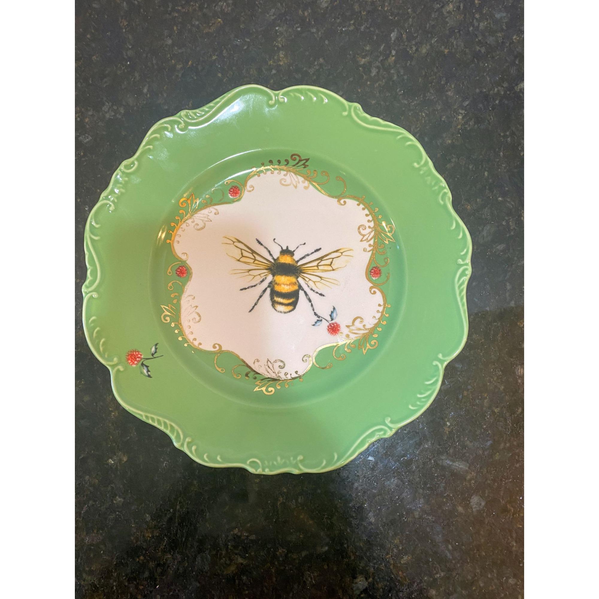 アンソロポロジー★プレート２枚★NatureTable　Lou Rota Anthropologie Plates SET/4 LOU ROTA Dessert NATURE TABLE