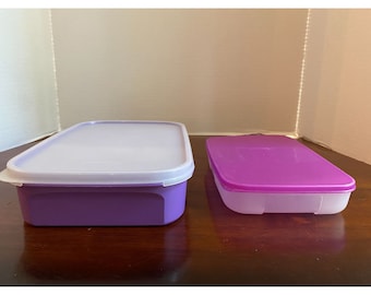 Tupperware - Vaso de 8 1/2" y recipientes de 2 3/4" (cantidad: 2)