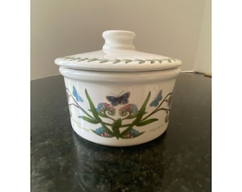 Portmeirion Botanic Garden 5" Oven to Table Mini Casserole Dish and Lid, Forget-Me-Not