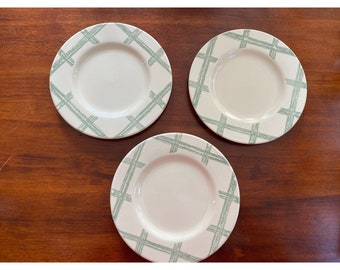 Vintage Pfaltzgraff 8 inch tuinfeestpatroon voorgerecht, saladeborden (3 stuks)