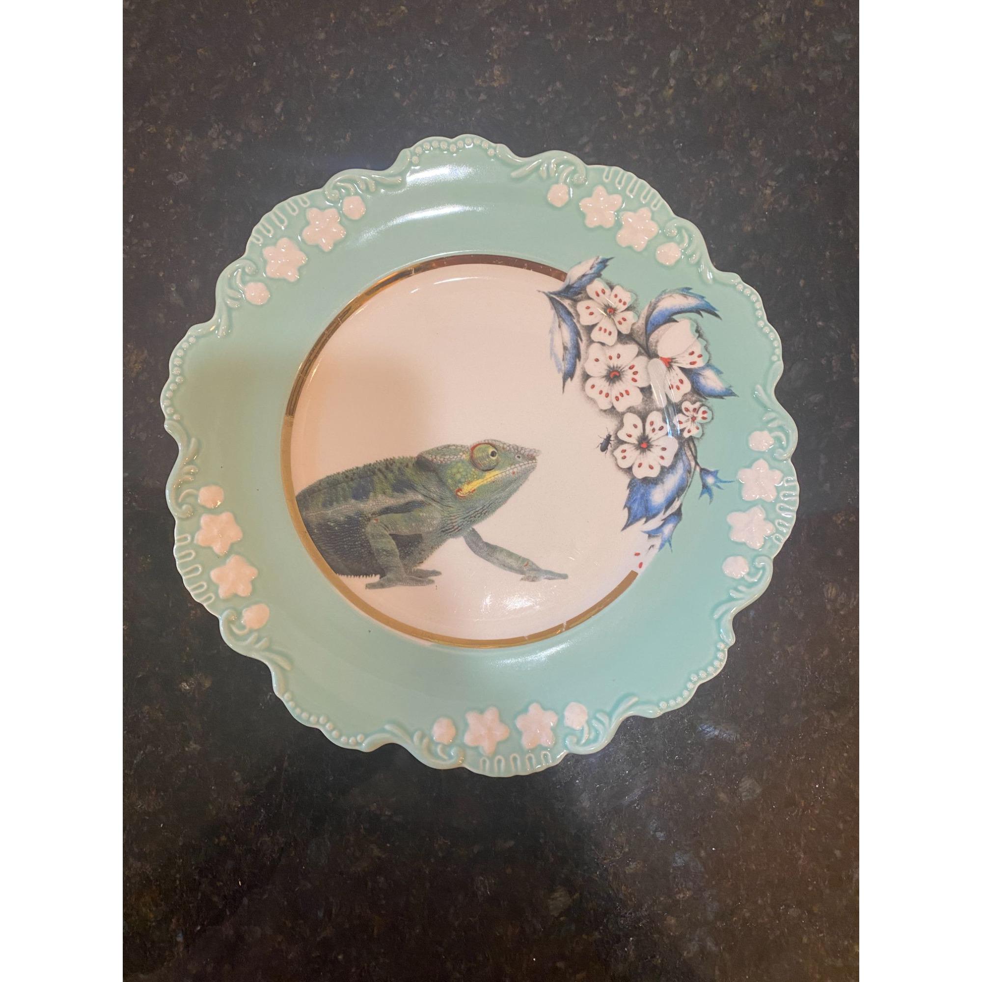 アンソロポロジー★プレート２枚★NatureTable　Lou Rota Anthropologie Plates SET/4 LOU ROTA Dessert NATURE TABLE