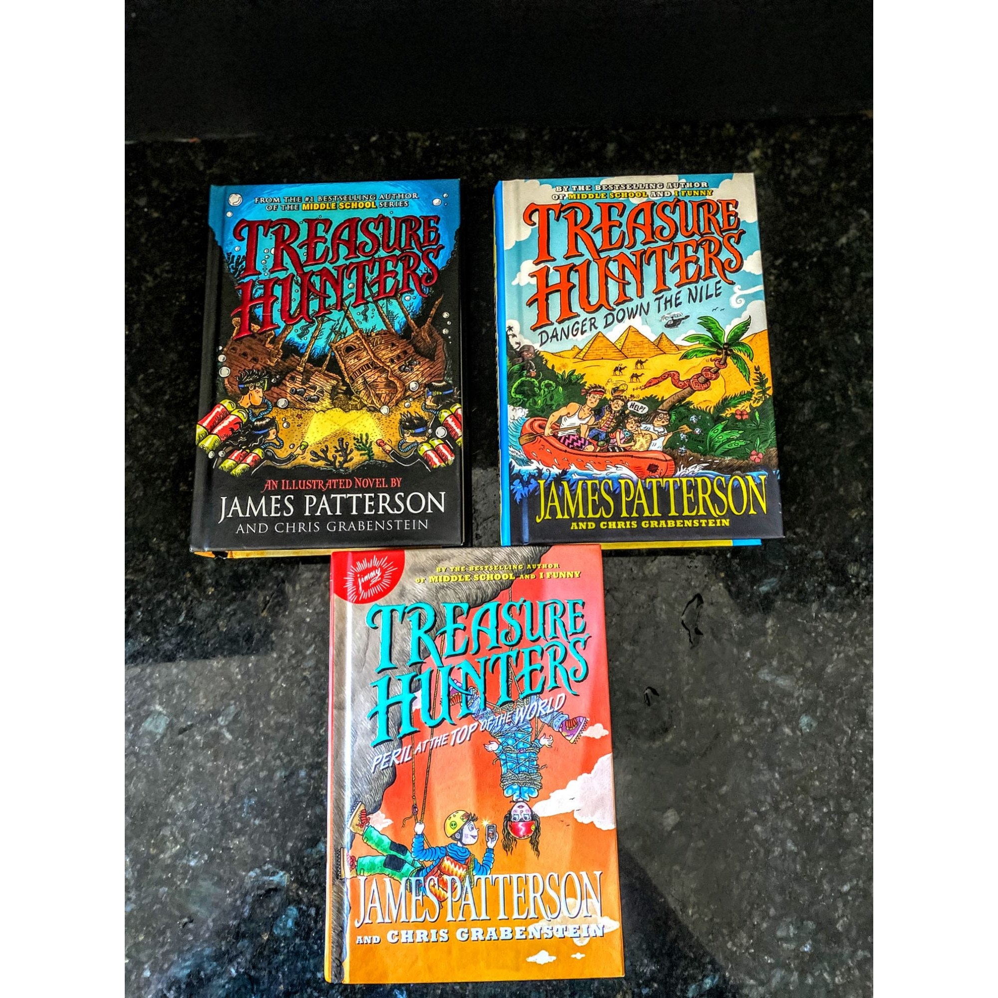 Treasure Hunters Books (qty. 3), by James Patterson and Chris