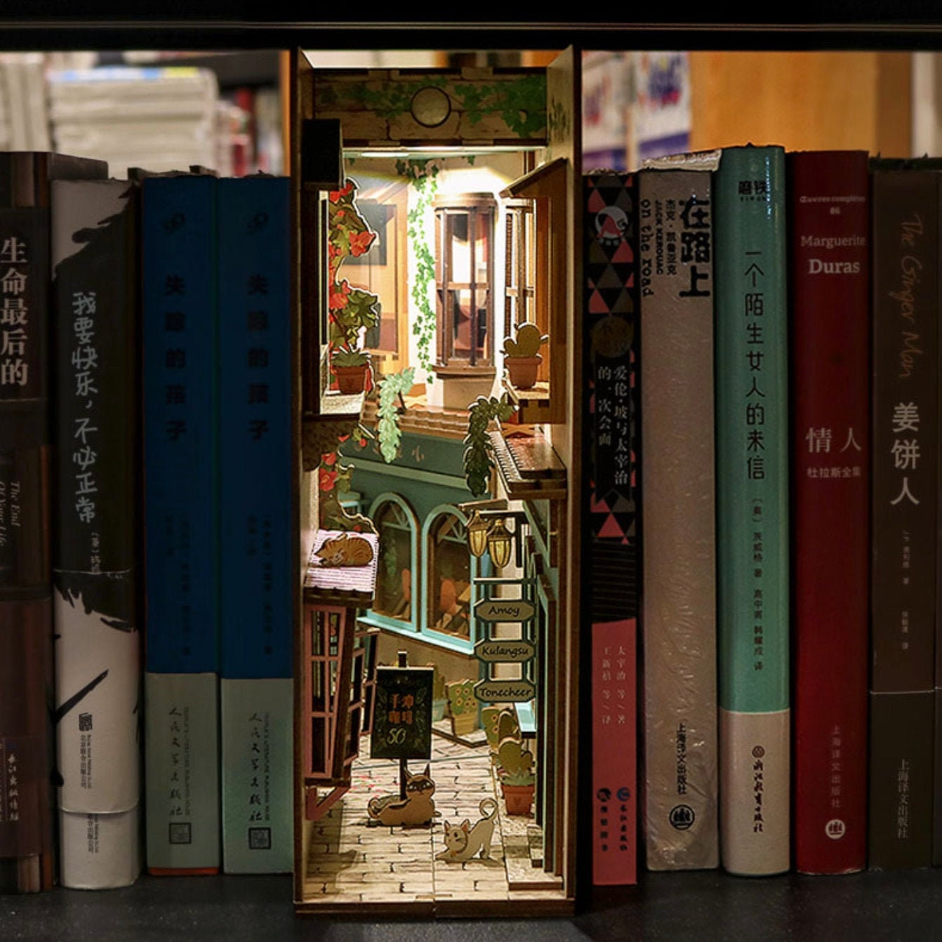 Bookshelf decorations Book nook bookshelf diorama Book nook Etsy