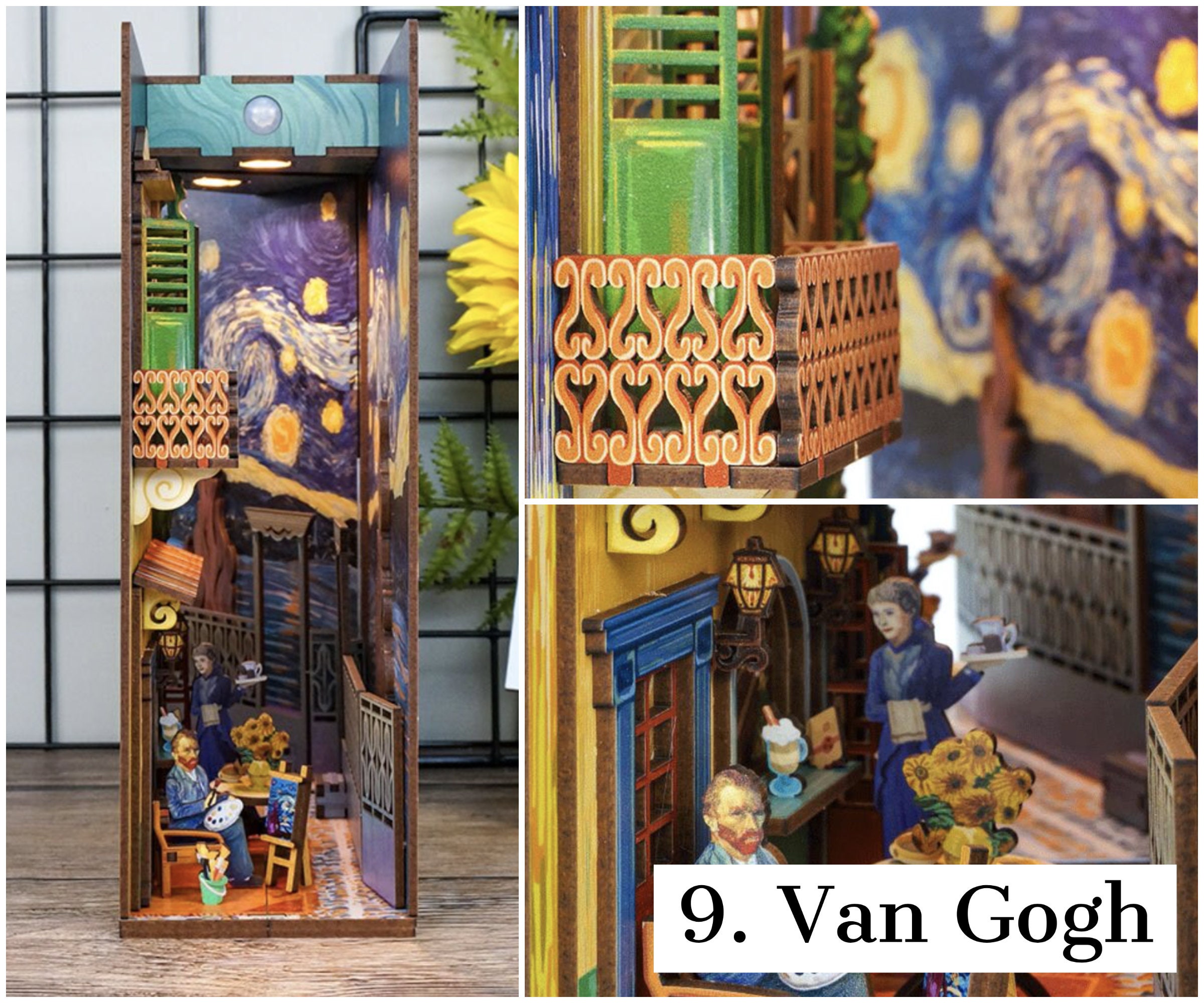 Book Nook Shelf Insert Bookshelf Diorama Kit Bookshelf Etsy