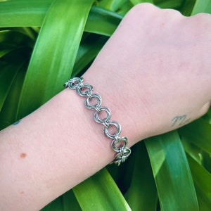 Chainmail bracelet, stainless steel bracelet