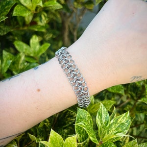 Chainmail bracelet, stainless steel bracelet