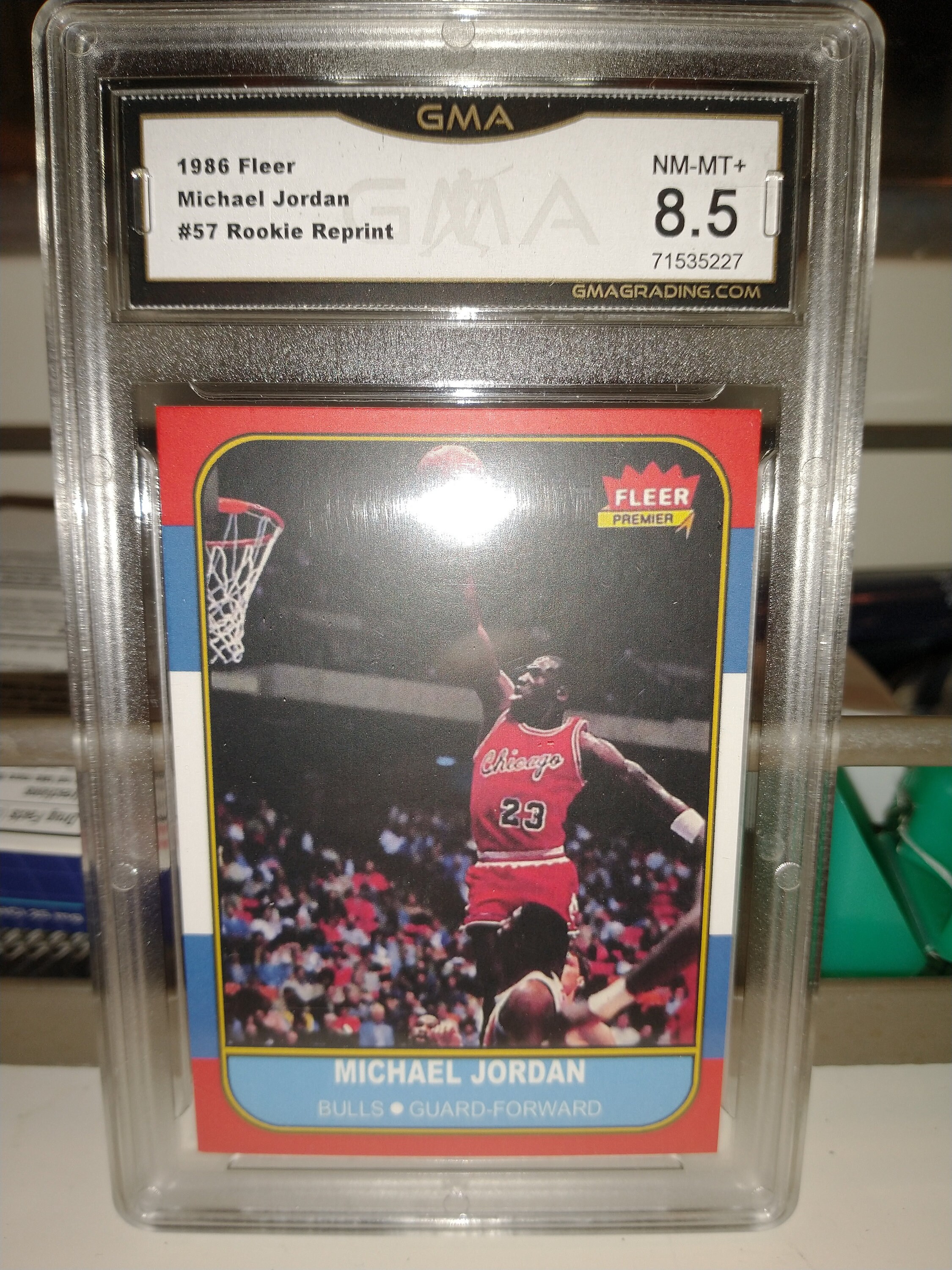 michael jordan fleer premier 57 of 132