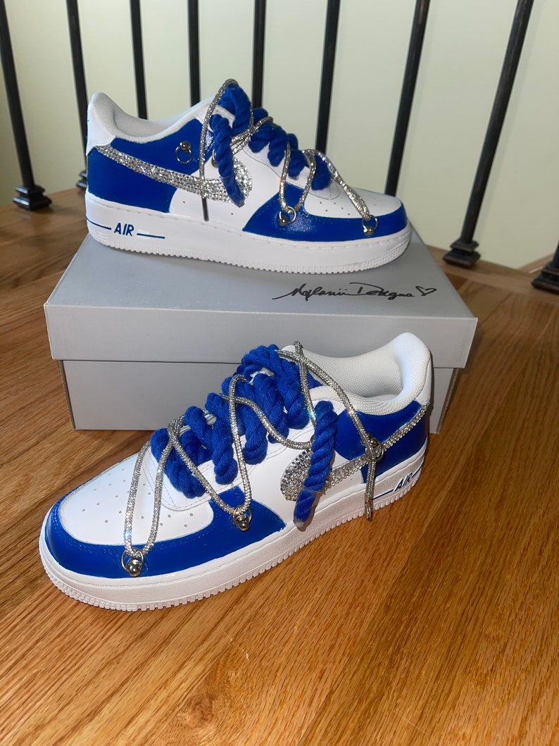 Custom Airforce 1 Off-white X Rope Lace Sneakers AF1 - Etsy