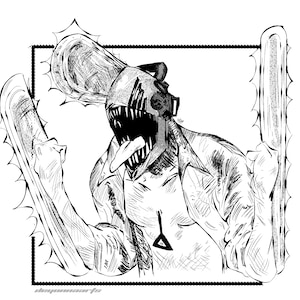 Chainsaw Man Art Print