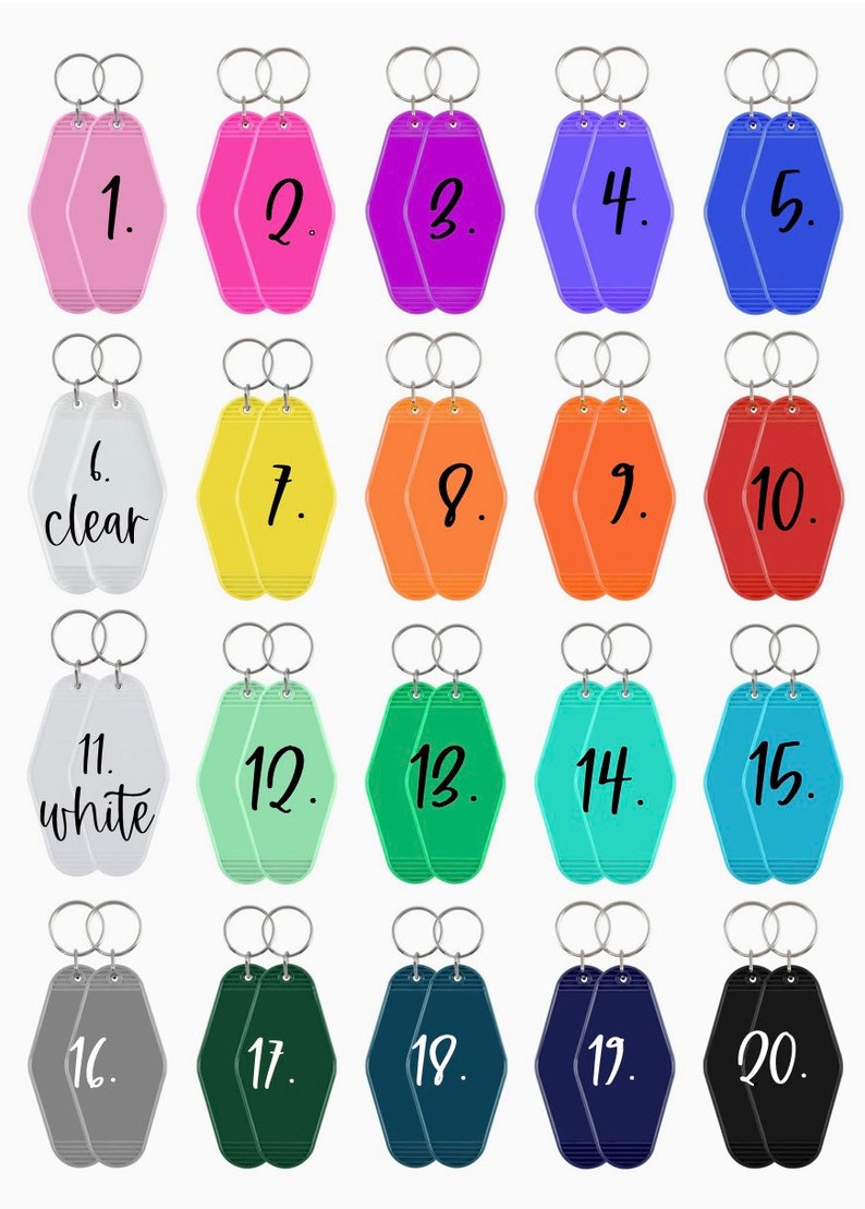 Drive Safe Someone Loves You Retro Motel Keychain Colorful Etsy