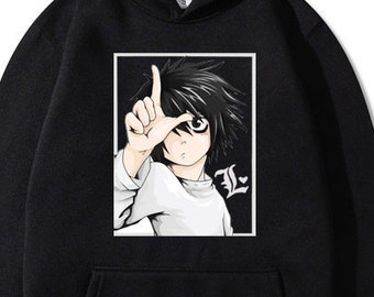 Death Note Hoodie Etsy Death Note Hoodie Etsy