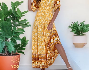 Macys long summer dresses sales