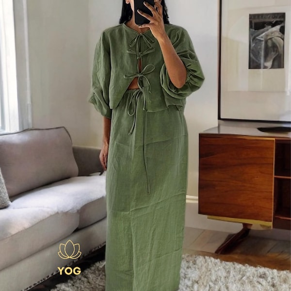 Green Matching Skirts Set main image 1