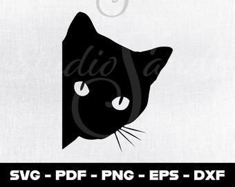 Meow svg Cat SVG Pet svg Meow Svg Cameo cutting file SVG Meow Cut File Kitty svg Silhouette SVG Meow Cricut Dxf Cut File Vector cricut file