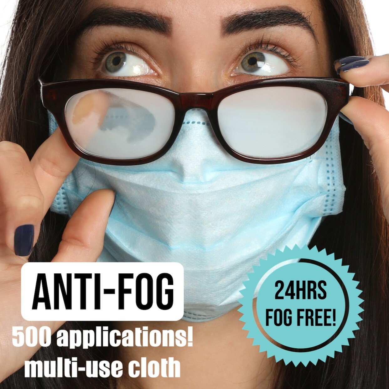 Reusable Anti Fog Lens Cloth for Glasses Keep Glasses Free Etsy