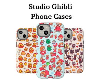 Ghibli Studio Anime Mobilskal – Mjukt Akvarellhimmel, Skyddande TPU