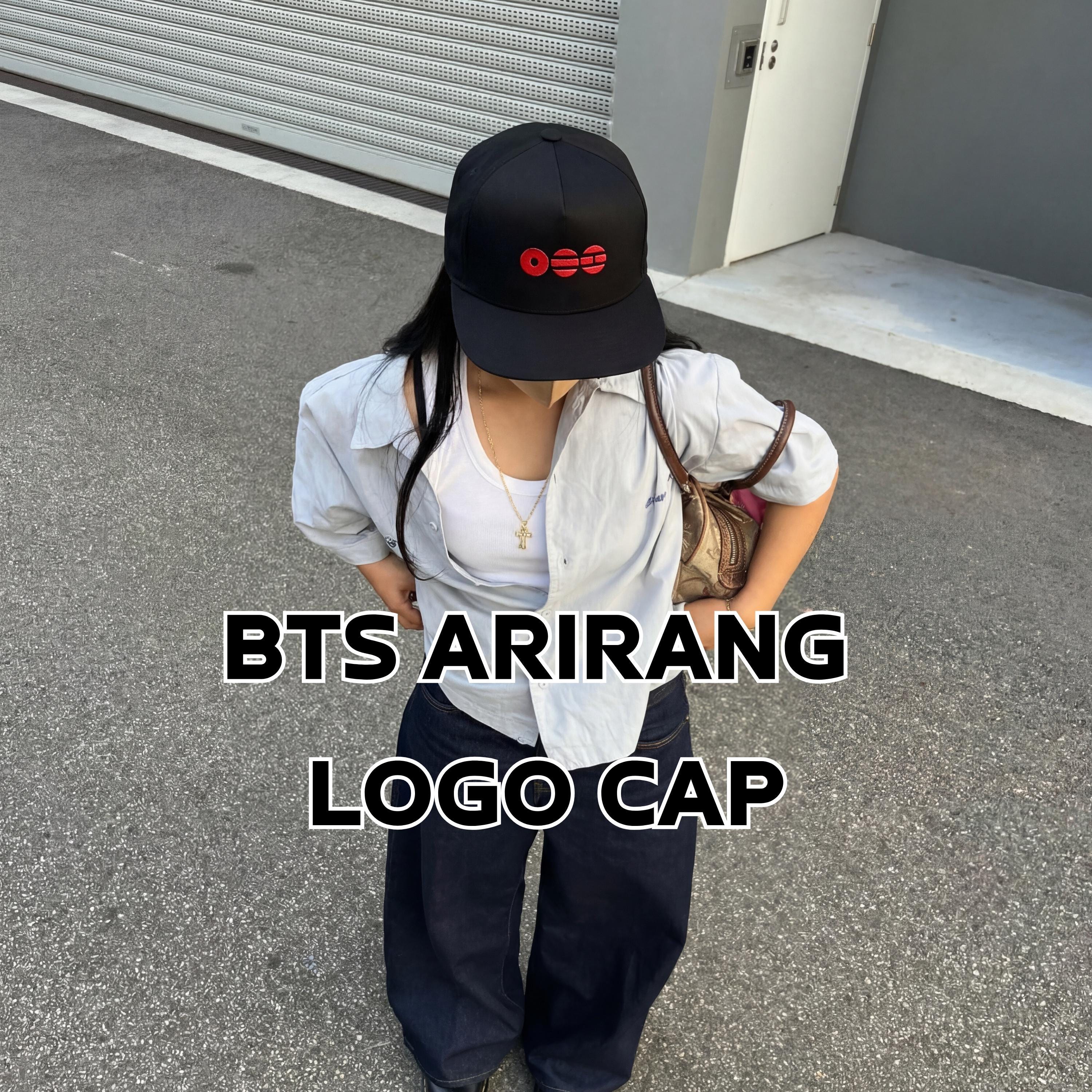 BTS Arirang Logo Cap – Black Cotton K-pop Snapback Headwear - Etsy