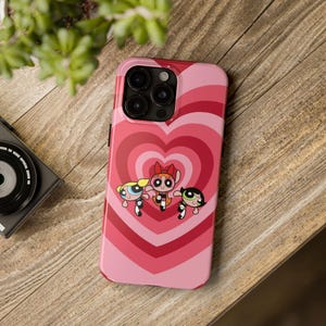 Powerpuff Girls Phone Case, Cute Cartoon,Gift for Kids,Valentine's Day Present, iPhone 16 15 14 13 12 11 Pro Max Mini Samsung Galaxy S22 S21