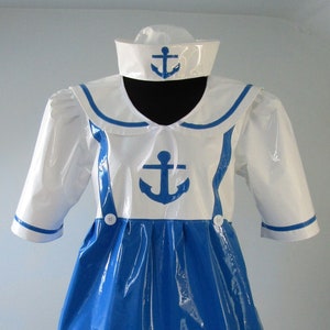 Barboteuse marinière bébé adulte et bonnet Dixie