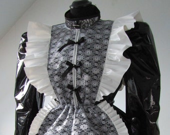 Sissy Maid Dress PVC & Lace