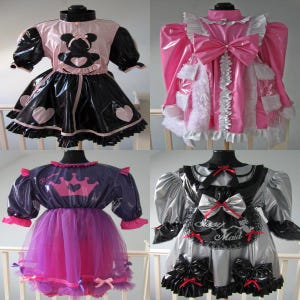 Custom Sissy Dresses Or Adult Baby Rompers PVC