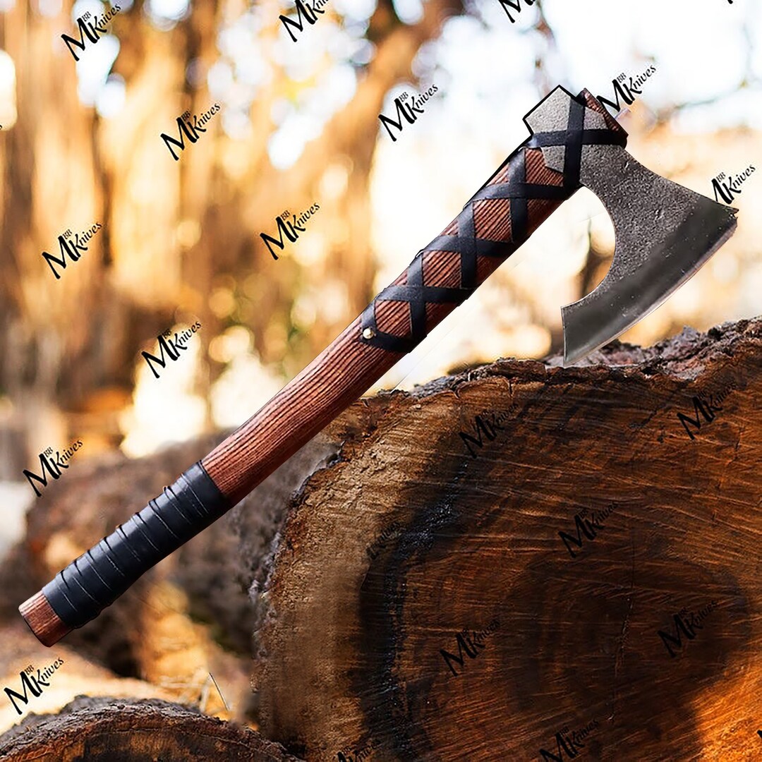 Ragnar Viking Axe Beautiful Axe Hand Forged Axe Ragnar - Etsy UK