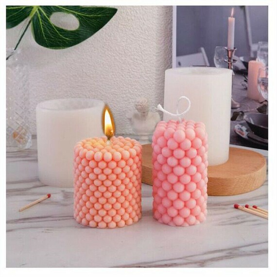 3D Cylinder Silicone Mold For Candle Making Geometric Resin Molds Handmade  Mould DIY Cake Chocolate Decor Cylinder Silicone Mold For Resin