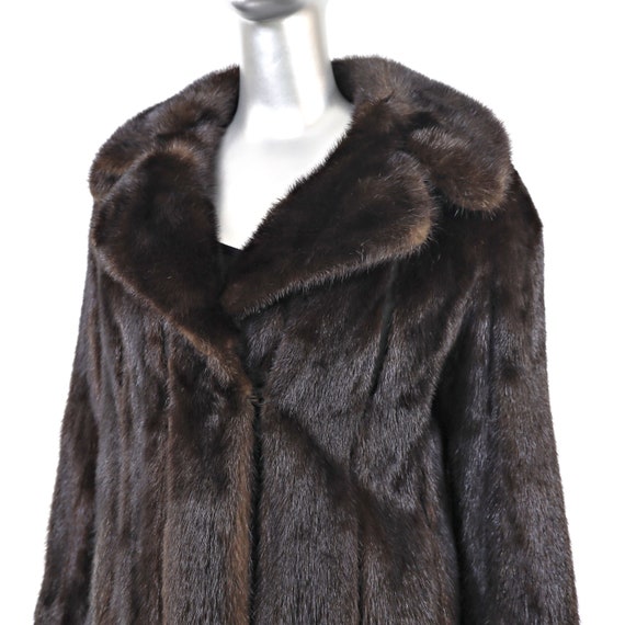 Mahogany Mink Coat- Size S - image 6