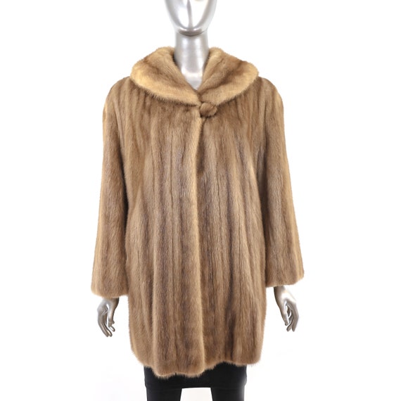 Autumn Haze Mink Jacket- Size L - image 1