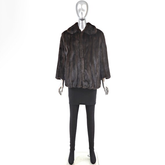 Mahogany Mink Jacket- Size L - image 3