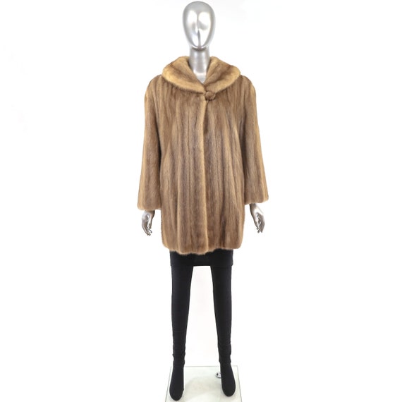 Autumn Haze Mink Jacket- Size L - image 3