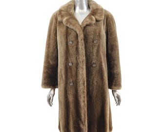 Mouton Fur Coat - Etsy