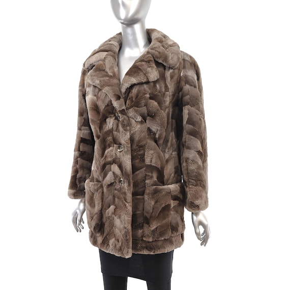 Section Sheared Beaver Jacket- Size S - image 2