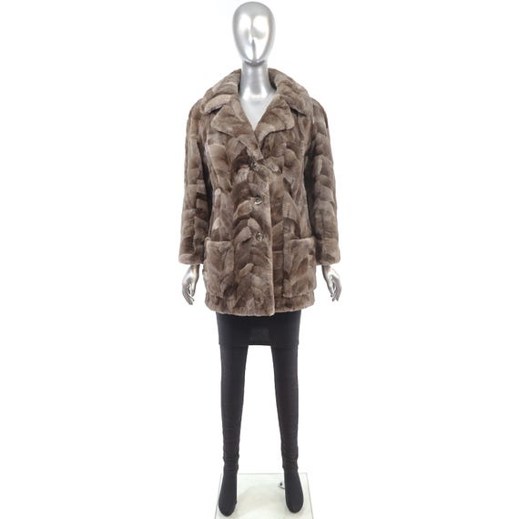 Section Sheared Beaver Jacket- Size S - image 3