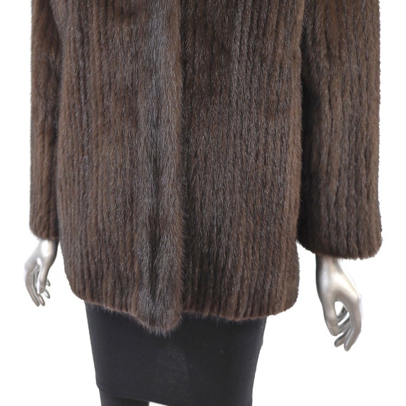 Mahogany Mink Corded Jacket- Size S - image 7