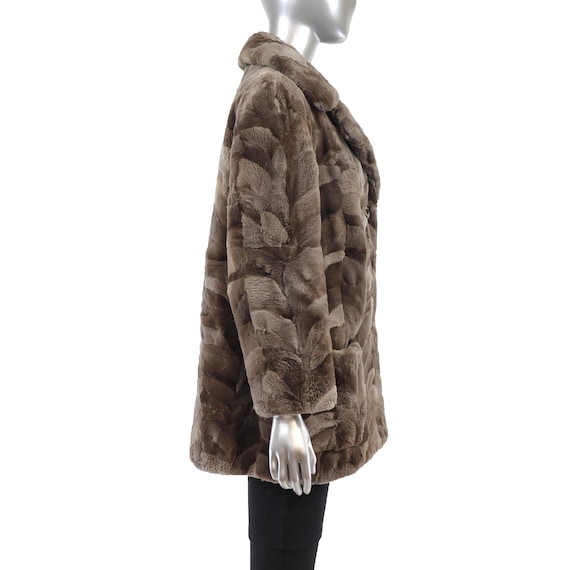 Section Sheared Beaver Jacket- Size S - image 5