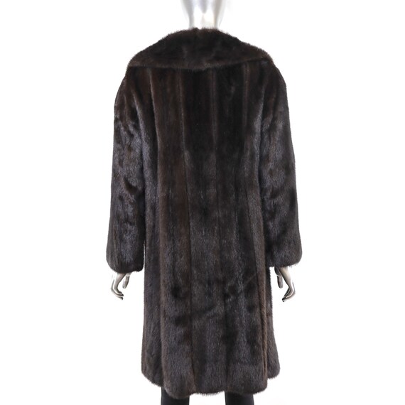 Mahogany Mink Coat- Size S - image 4