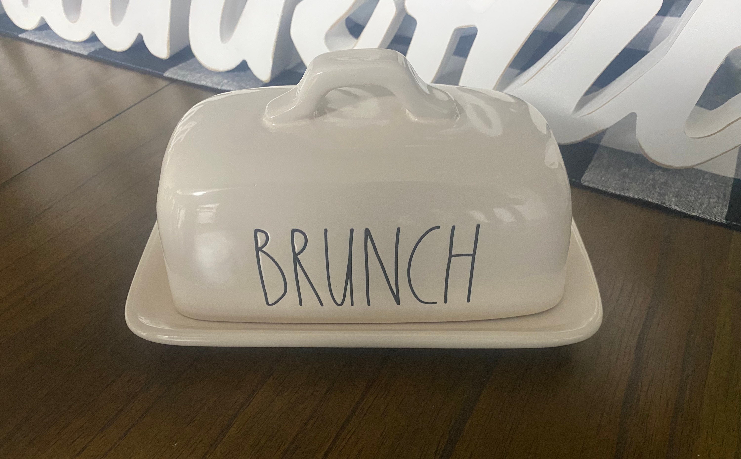 Rae Dunn Brand new butter dish Etsy