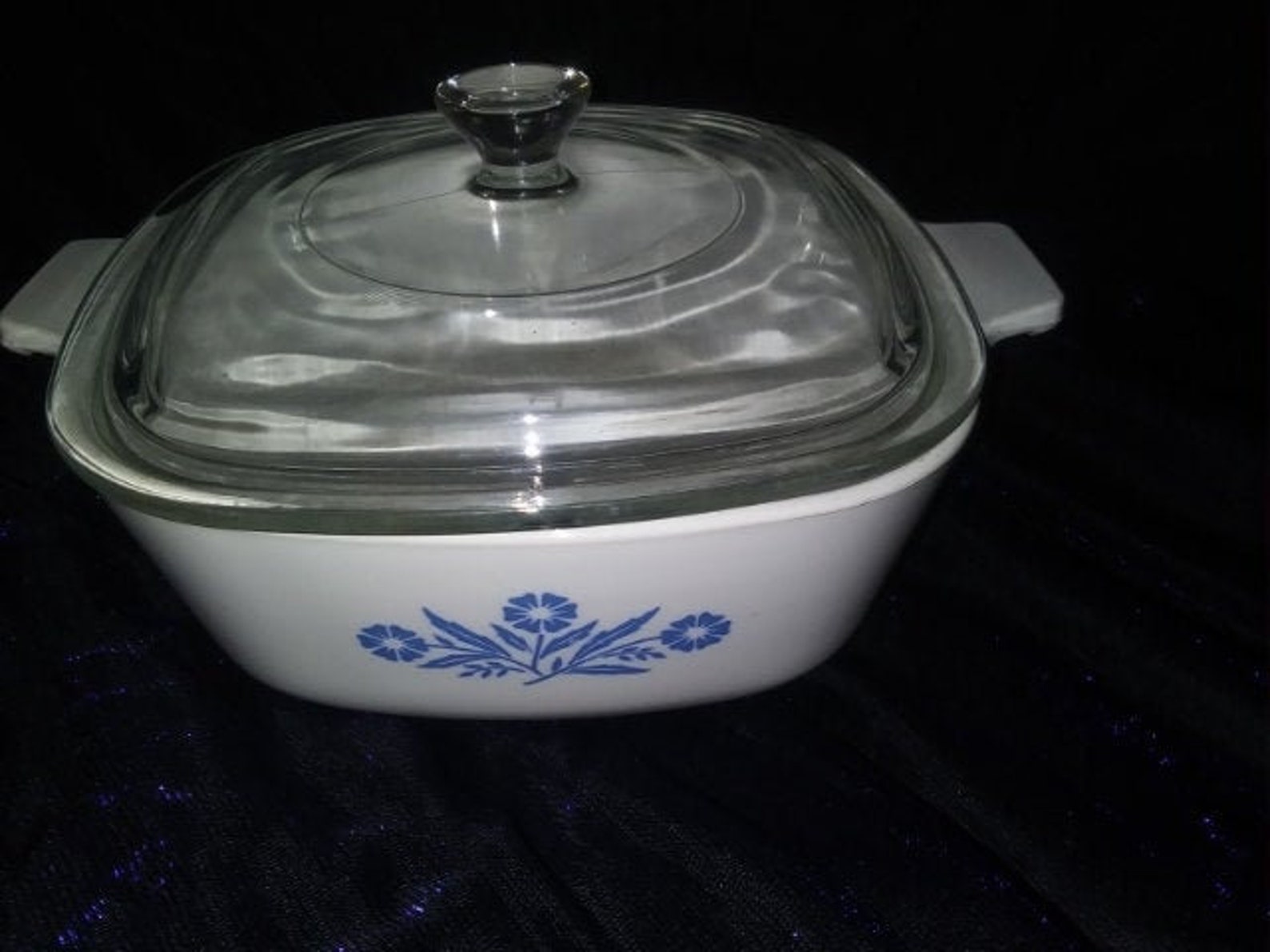 Blue Cornflower Corningware Pyroceram 1.5 Qt Casserole Dish in Etsy