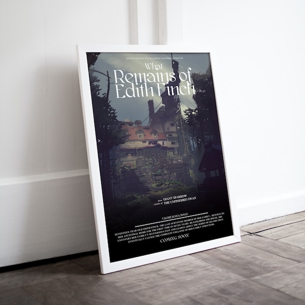 What Remains of Edith Finch - Movie Poster - Digital download