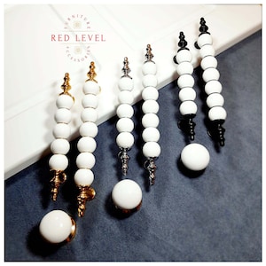 Marble Furniture Handles / Silver Kitchen Cabinet Pulls / Gold Cupboard Drawer Knobs / Black Dresser Pulls / Furniture Hardware